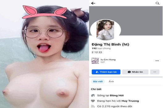 Video sex của em nữ sinh Đặng Thị Bình da trắng mịn, ti hồng căng tròn