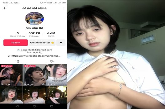 Sex Ngọc Nhi, một hot girl nổi tiếng trên TikTok tại Việt Nam